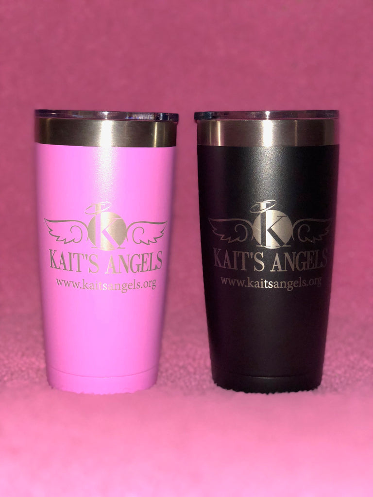 Deluxe Kait's Angels Tumbler (Black or Pink)
