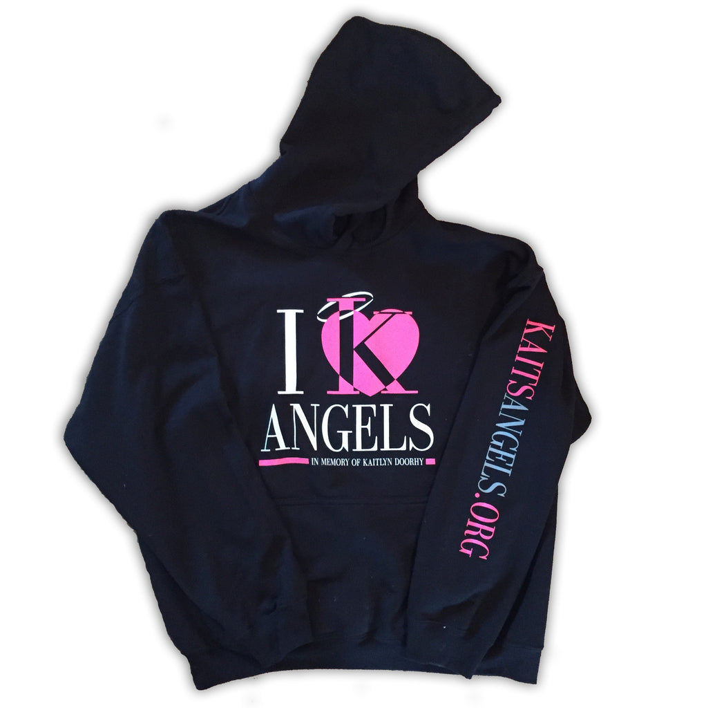 Hooded Sweatshirt "I ♥ Angels"